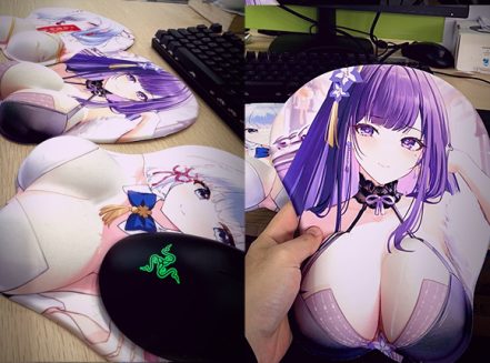 Genshin Impact Sexy 3D Mouse Pad Shogun Genshin Star