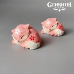 Genshin Impact Keychain Yae Miko Wooden Fox Toy Gifts-4