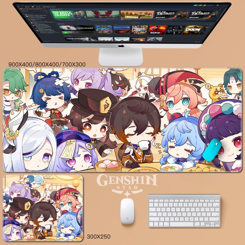 Genshin Impact Mouse Pad-Mini liyue characters