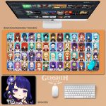 Genshin Impact Mouse Pad-character profile