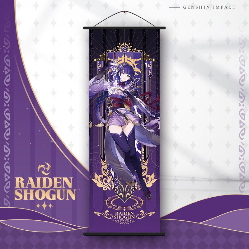 Genshin Impact Poster-raiden shogun