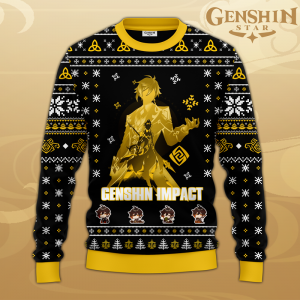 Genshin Impact Sweatshirt - Zhongli-1
