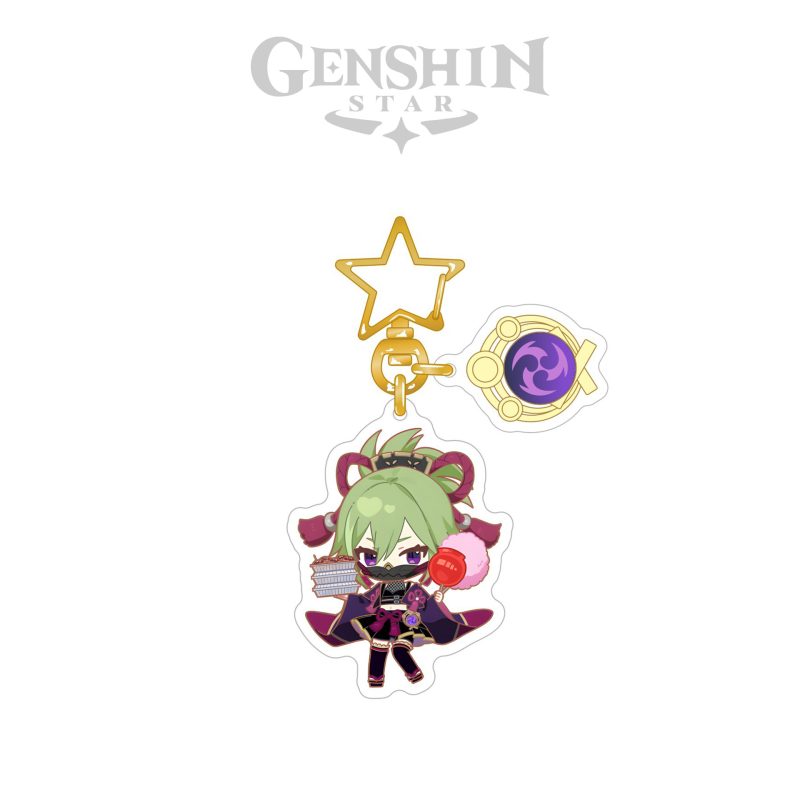 Genshin Impact Inazuma's Character Keychain - Kuki Shinobu