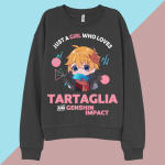 Genshin Impact Sweatshirt Just a Girl Who Loves Tartaglia 1