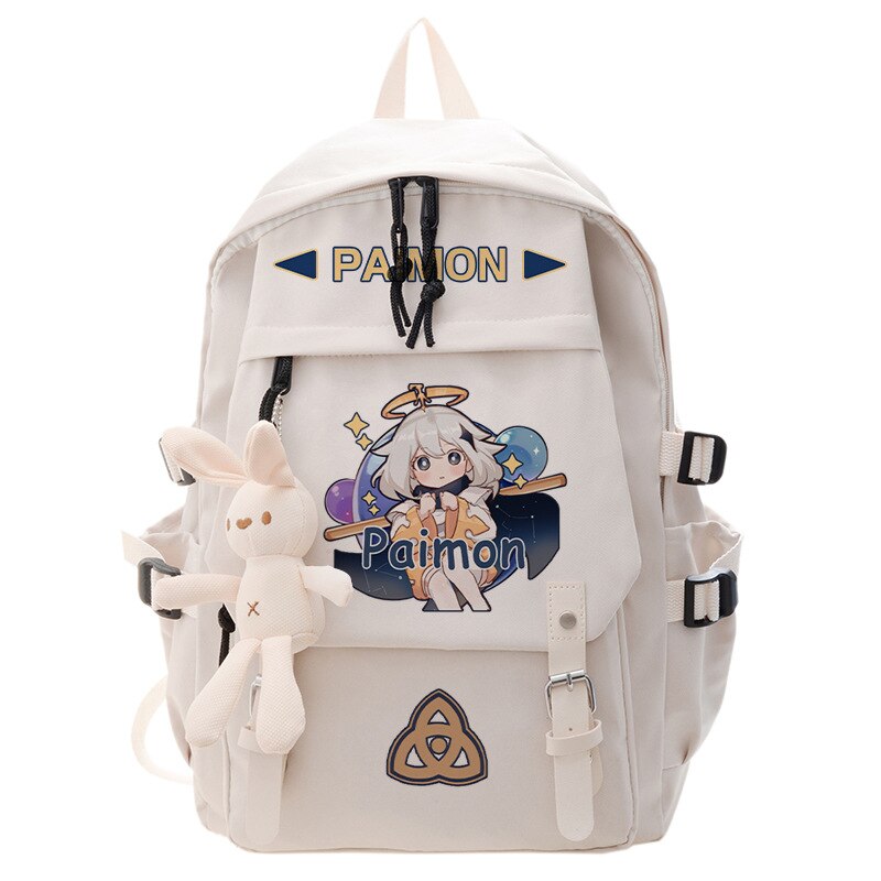 Genshin Impact Backpack Casual Bag Paimon