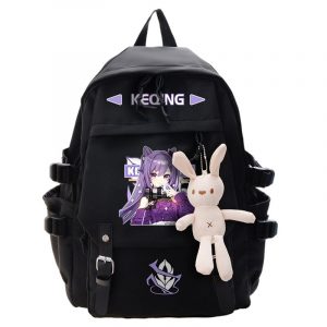 Genshin Impact Backpack Casual Bag - Keqing