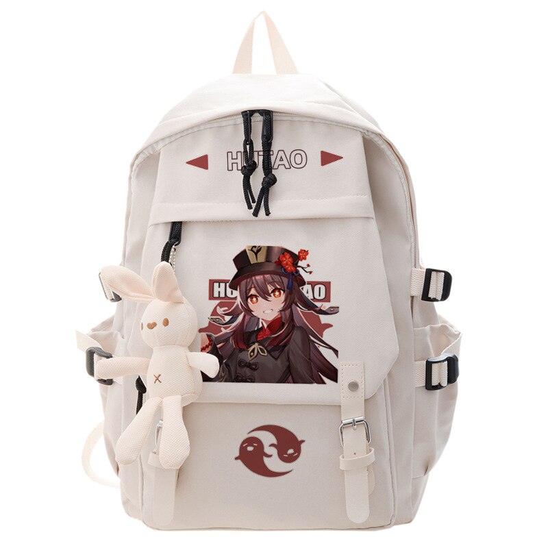 Genshin Impact Backpack Casual Bag hutao