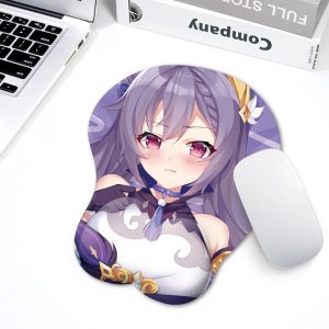 Genshin Impact Keqing 3D Breast Mouse Pad