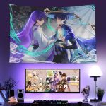 Genshin Impact Tapestry Room Decor - Song of the Wind