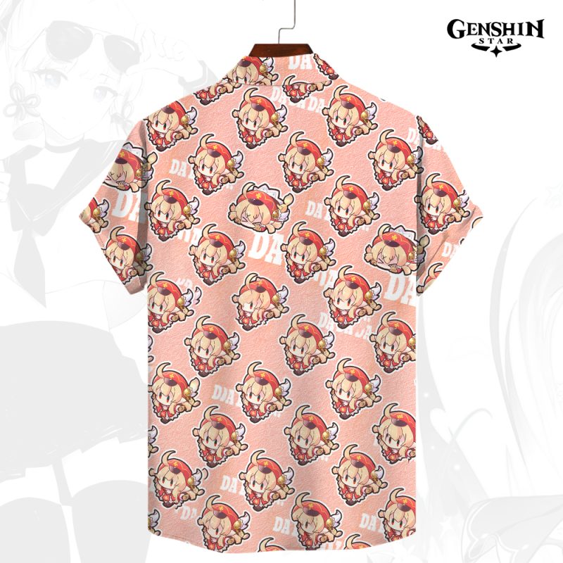 Genshin Impact Button-Up Shirt Klee BAKUDAN-2