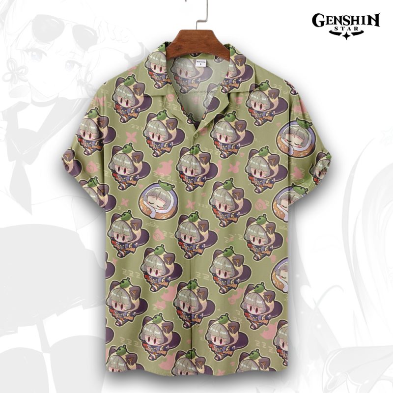 Genshin Impact UNISEX Button-Up Shirt-sayu