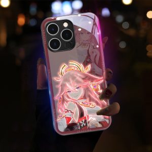 Genshin Impact LED Glowing Phone Case - Yae Miko
