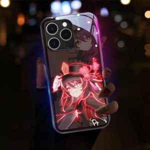 Genshin Impact LED Glowing Phone Case - Hutao
