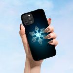 New Genshin Impact Cryo Element LED Phone Case