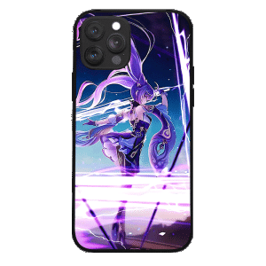 New Genshin Impact Keqing LED Phone Case