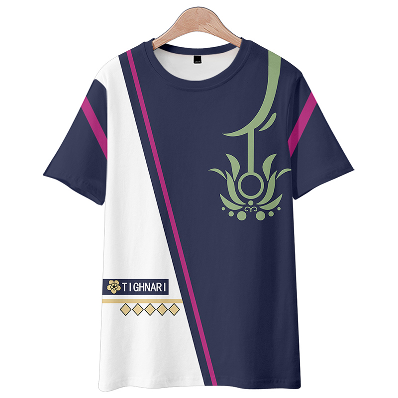 Genshin Impact Tighnari Printed Summer Style Trendy Loose Shirts ...